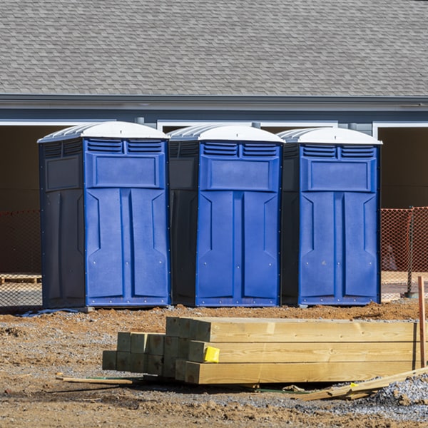 what is the cost difference between standard and deluxe portable restroom rentals in Canisteo New York